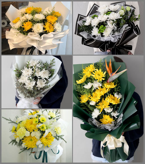 四川成都简阳市高明乡白事花束代送
